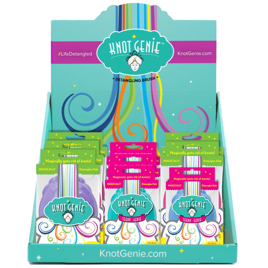 Knot Genie 9 Piece Original & Teeny Genie Display